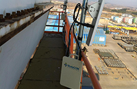 某港口港机设备工作状态数据无线实时回传