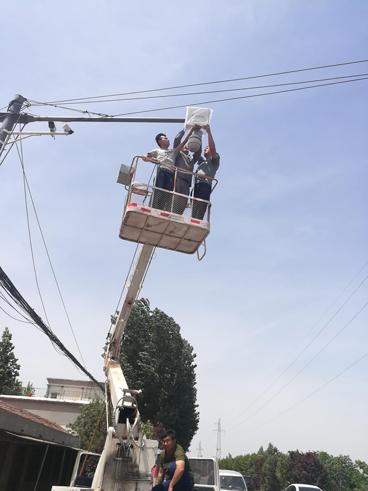 某市城乡结合部电子卡口无线传输